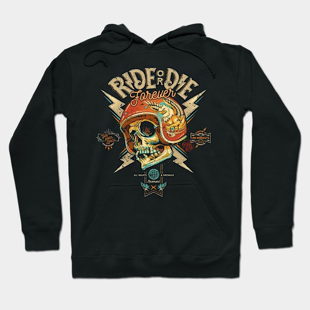 Ride or Die Hoodie by jaycronindesigns